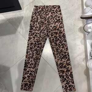 Beach riot leopard legging size large